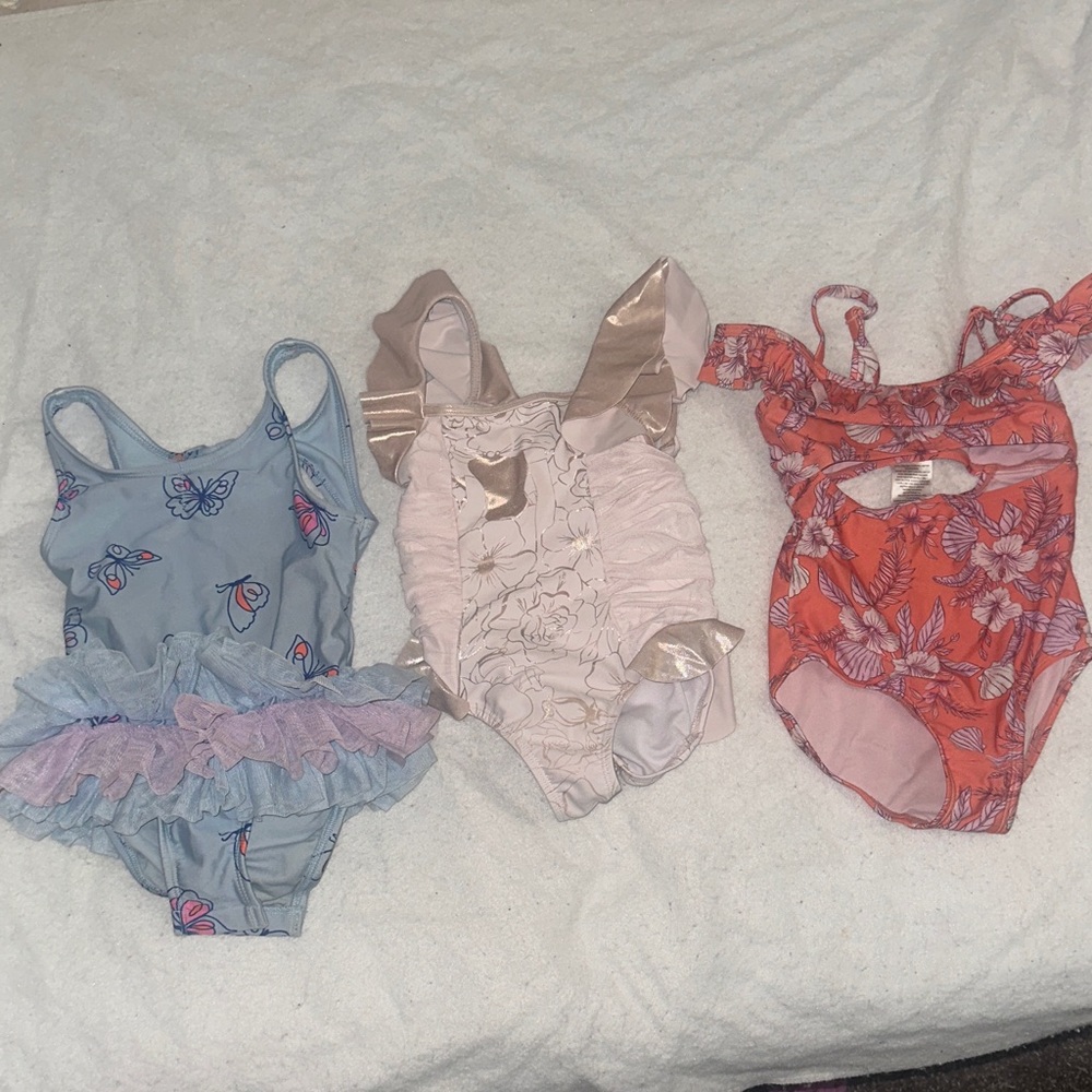 Kids One Piece Swimsuit bundle  4 -5
